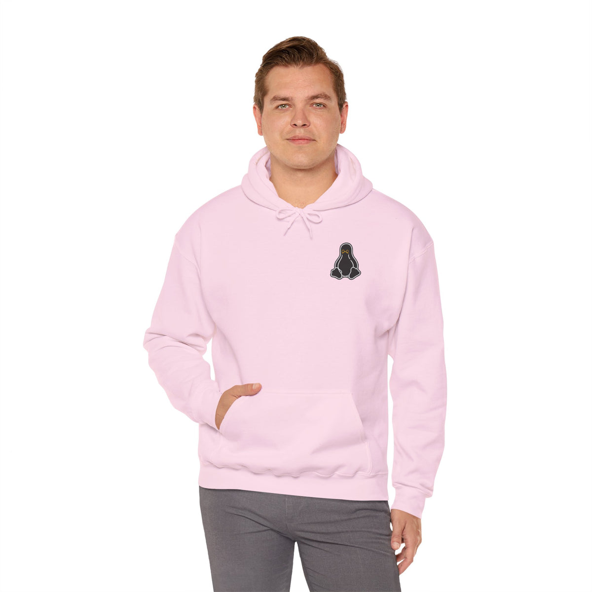 Linux Graphic Hoodie — Minimal Linux logo