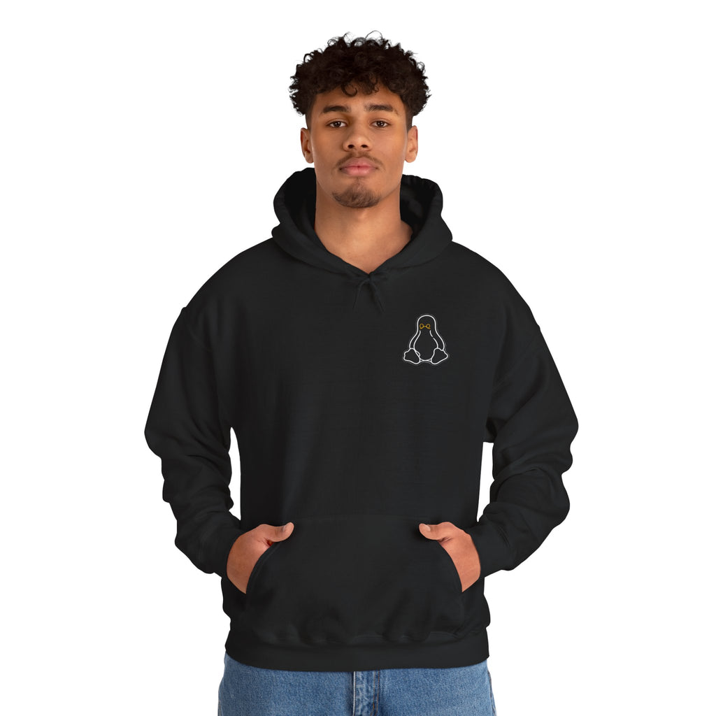 Linux Graphic Hoodie — Minimal Linux logo