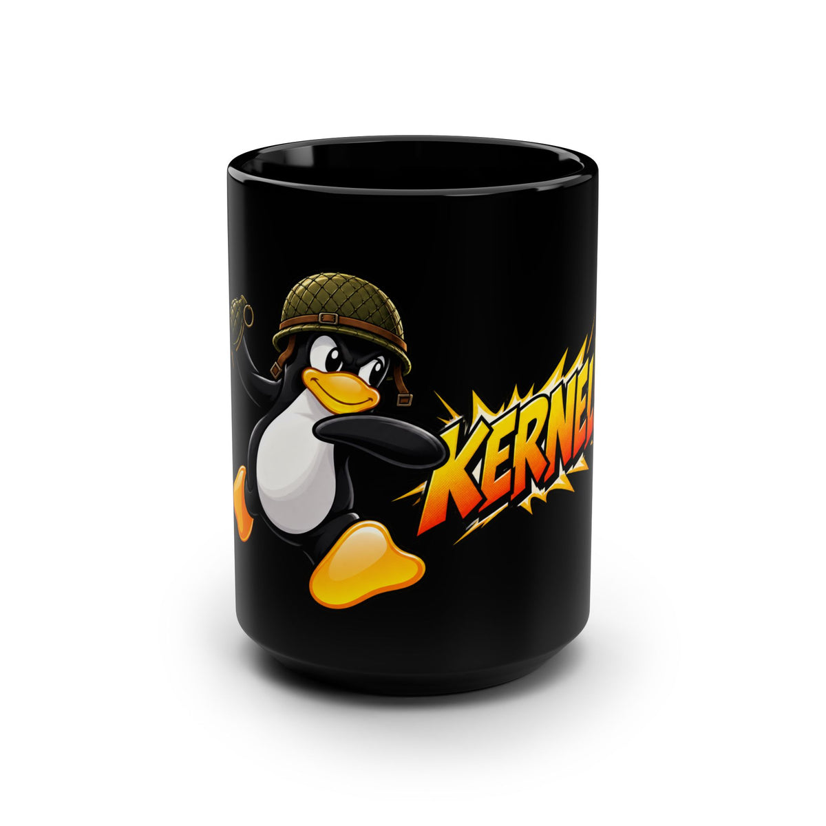 Black Mug Linux Kernel, 15oz