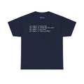Programmer Tee — "git commit" Coding T-Shirt