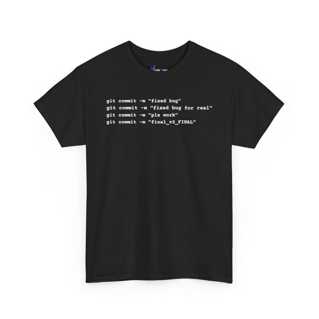 Programmer Tee — "git commit" Coding T-Shirt