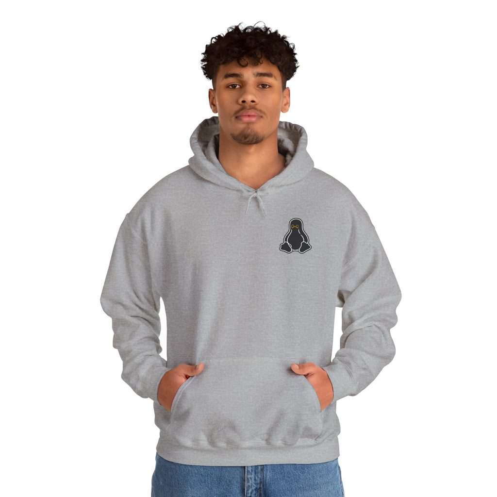 Linux Graphic Hoodie — Minimal Linux logo