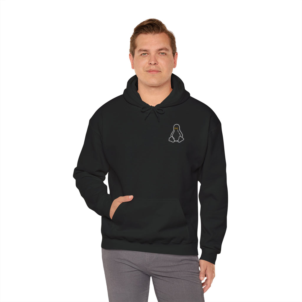 Linux Graphic Hoodie — Minimal Linux logo