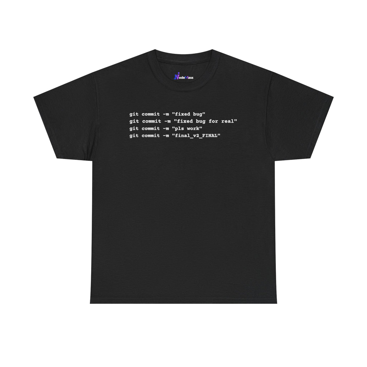 Programmer Tee — "git commit" Coding T-Shirt