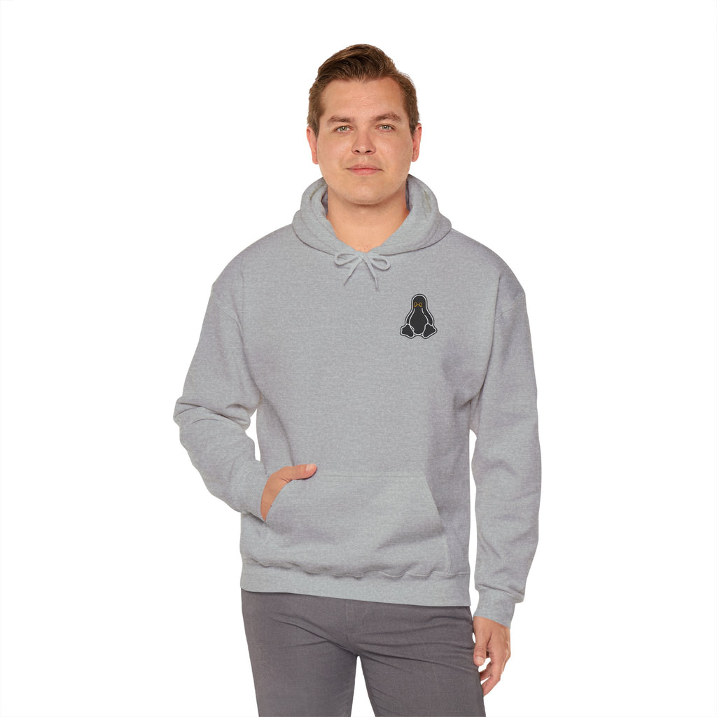Linux Graphic Hoodie — Minimal Linux logo