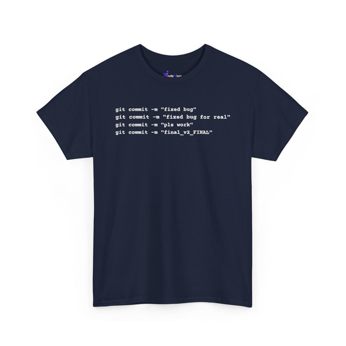 Programmer Tee — "git commit" Coding T-Shirt