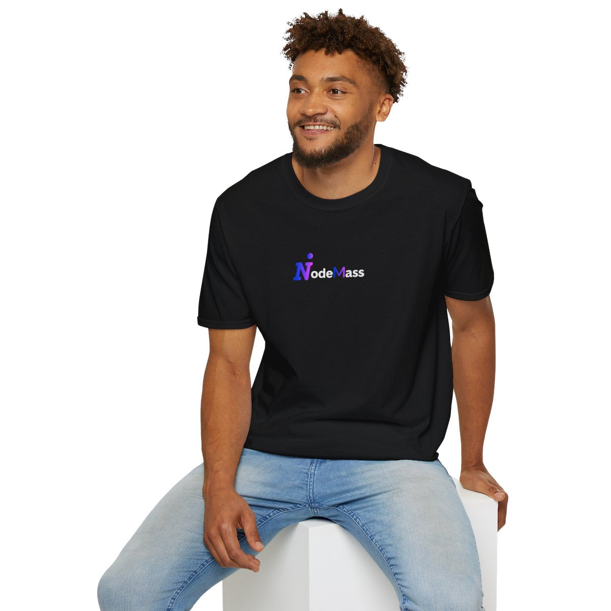 NodeMass Logo T-Shirt — Minimal Tech Brand Tee
