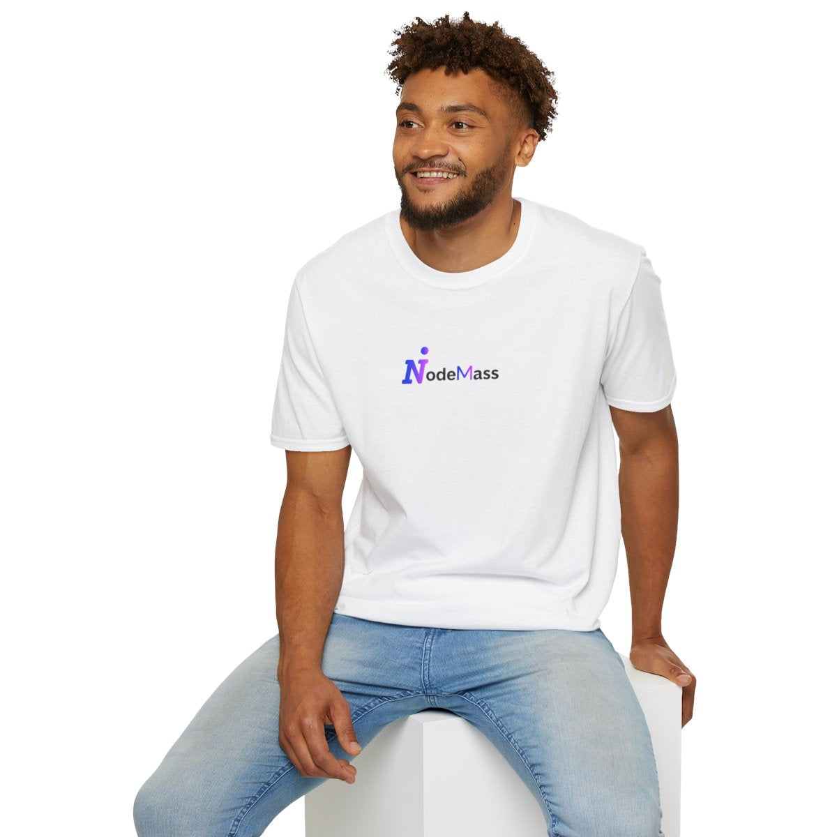 NodeMass Logo T-Shirt — Minimal Tech Brand Tee